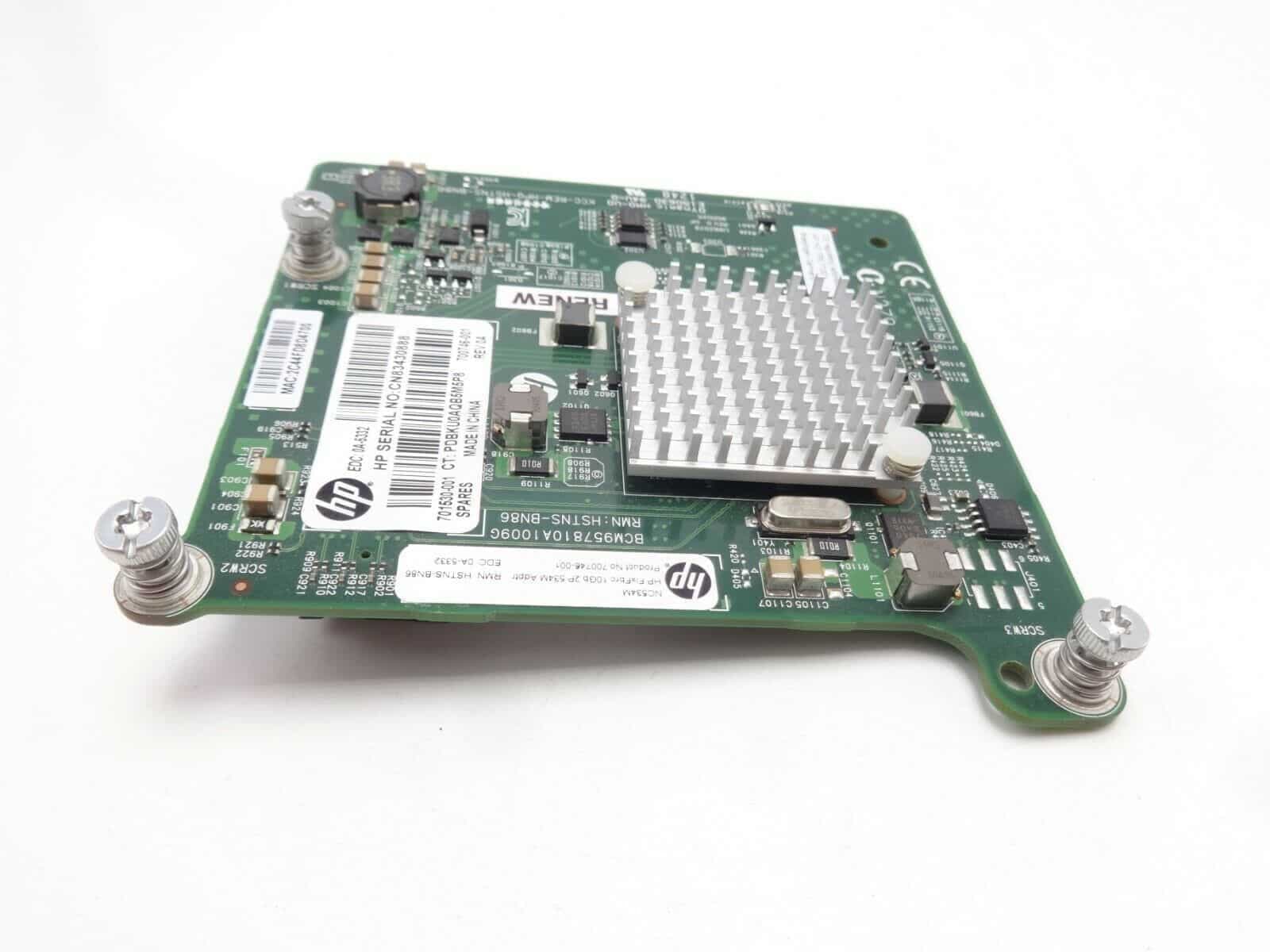 Tarjeta adaptadora intermedia HP 701530-001 Flex Fabric 10 GB 2 puertos 534M — imagen 3