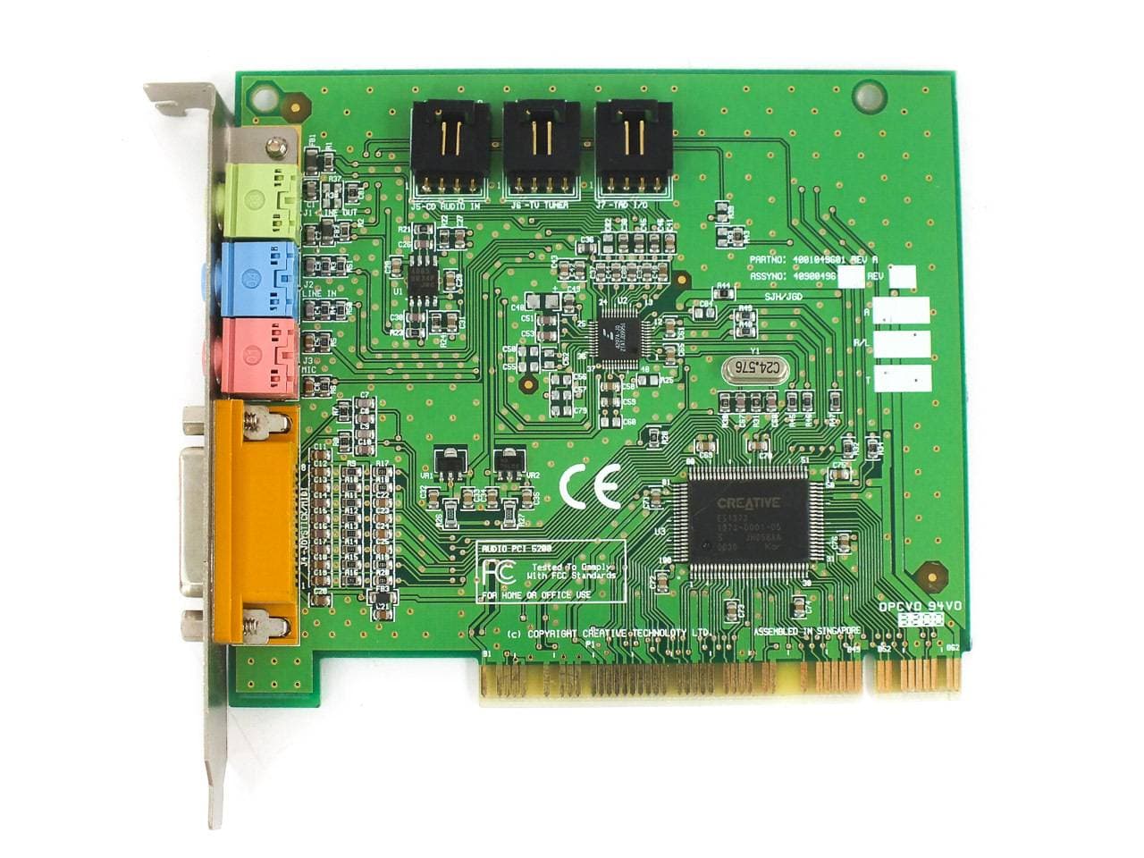 TARJETA DE AUDIO PCI COMPAQ 113897-003 5200 — imagen 2