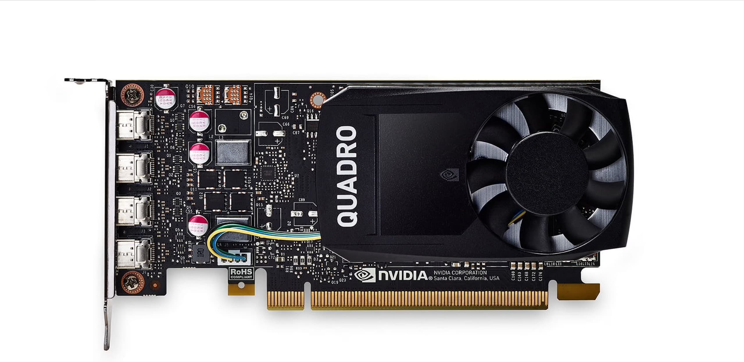 Tarjeta Gráfica Profesional NVIDIA Quadro P1000 4GB mDP Perfil Bajo Low Profile HP Workstation — imagen 2