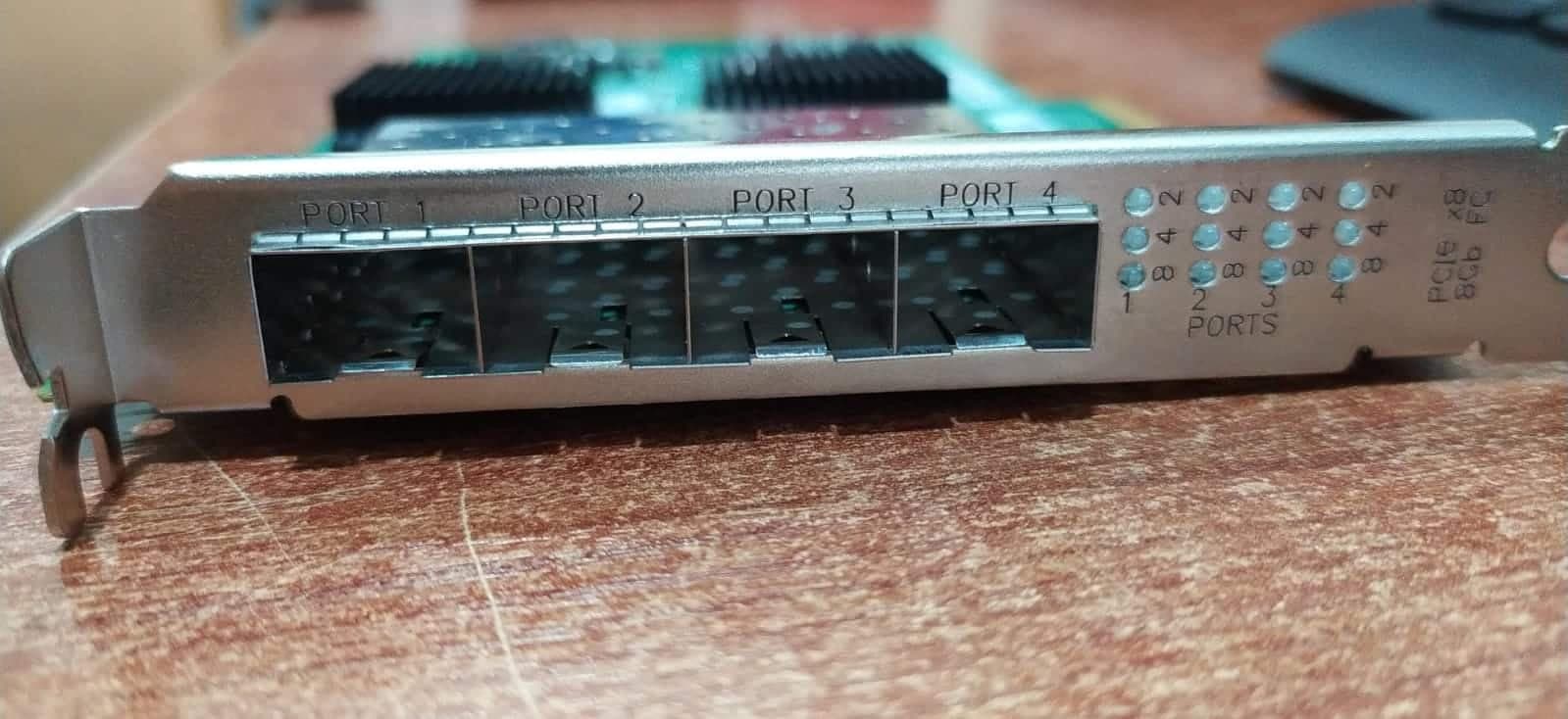 Tarjeta HBA QLogic QLE2564 8GB PCI-E Quad Port PX4810402-06B Para Servidores Dell — imagen 2