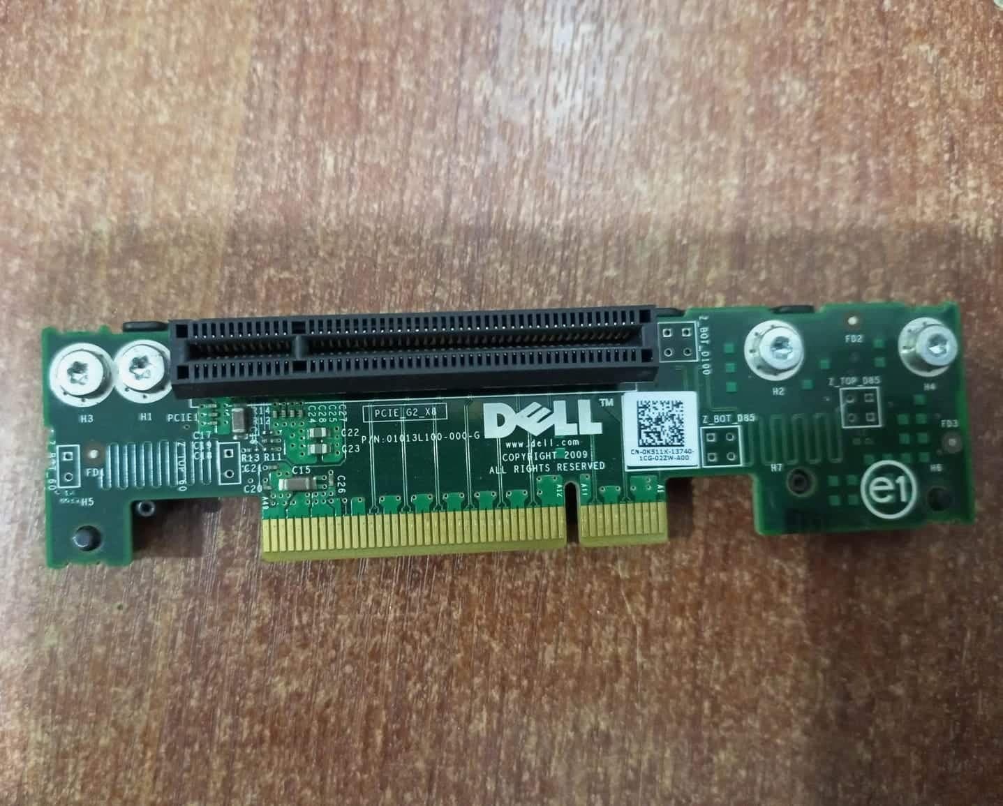 Tarjeta riser Dell 0K511K PCIe x8 – compatible con servidor PowerEdge R310 — imagen 1