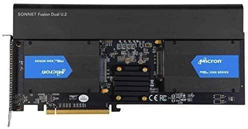 Tarjeta Ssd Pcie Sonnet Technologies Fusion Dual U.2 — imagen 4