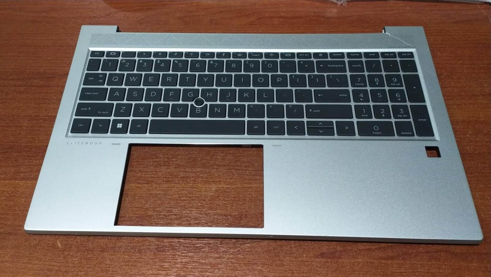 Teclado para portátil | M35816-001 | CT2480 / HB2481 | 6070B1843801 | para HP EliteBook 850 G7,850 G8,855 G7, 855 G8| US Layout Retroiluminado | sin panel táctil | reposamanos cubierta superior caso Shell — imagen 1