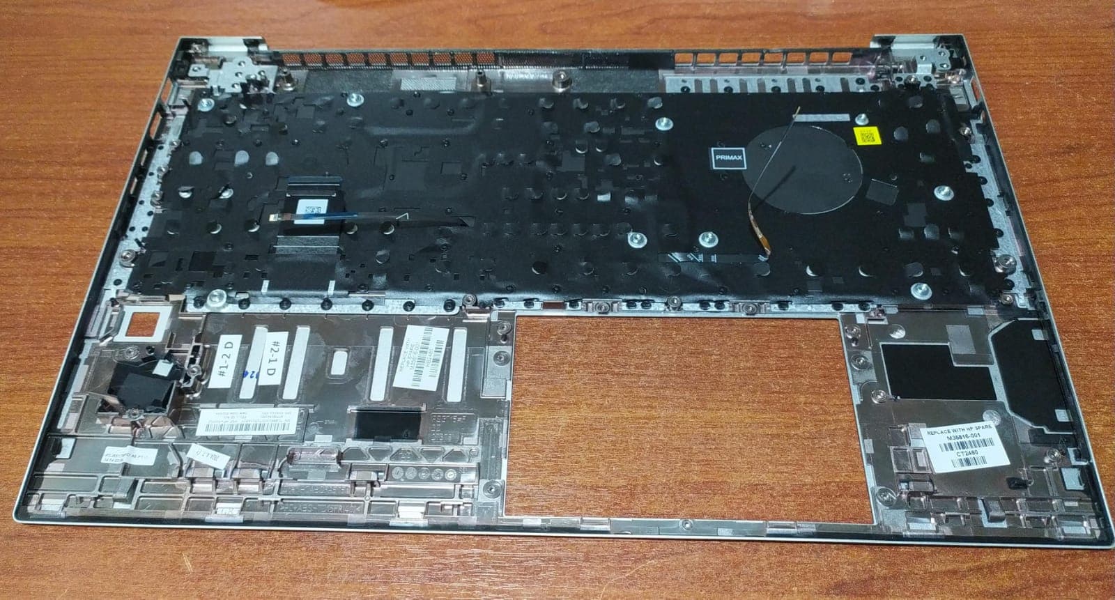 Teclado para portátil | M35816-001 | CT2480 / HB2481 | 6070B1843801 | para HP EliteBook 850 G7,850 G8,855 G7, 855 G8| US Layout Retroiluminado | sin panel táctil | reposamanos cubierta superior caso Shell — imagen 2