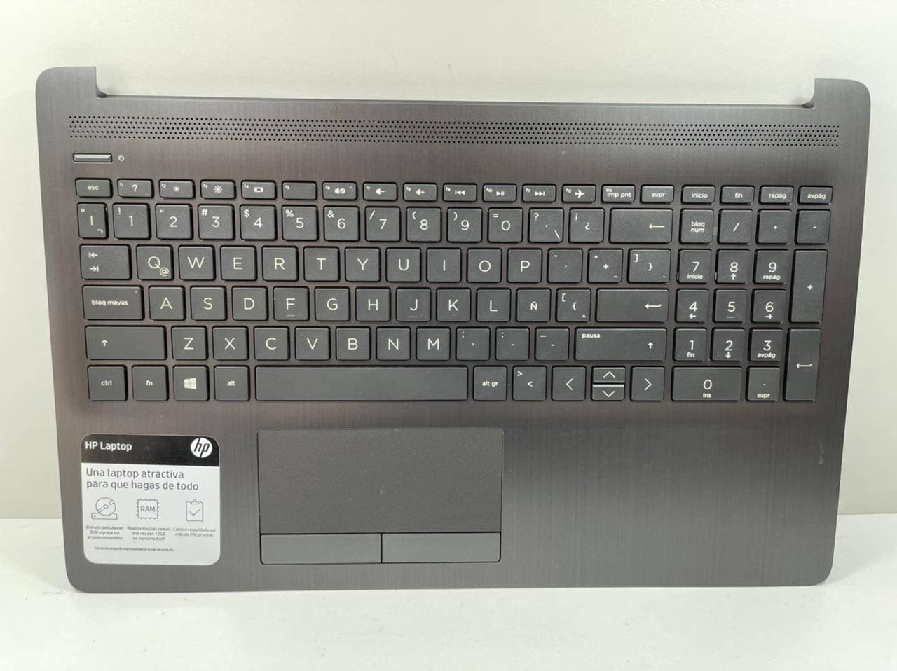 Teclado y carcasa reposamanos 15-DB0004DX 15-DB0011DX 15-DB0015DX hp 15-db0005LA L20387-001 — imagen 1