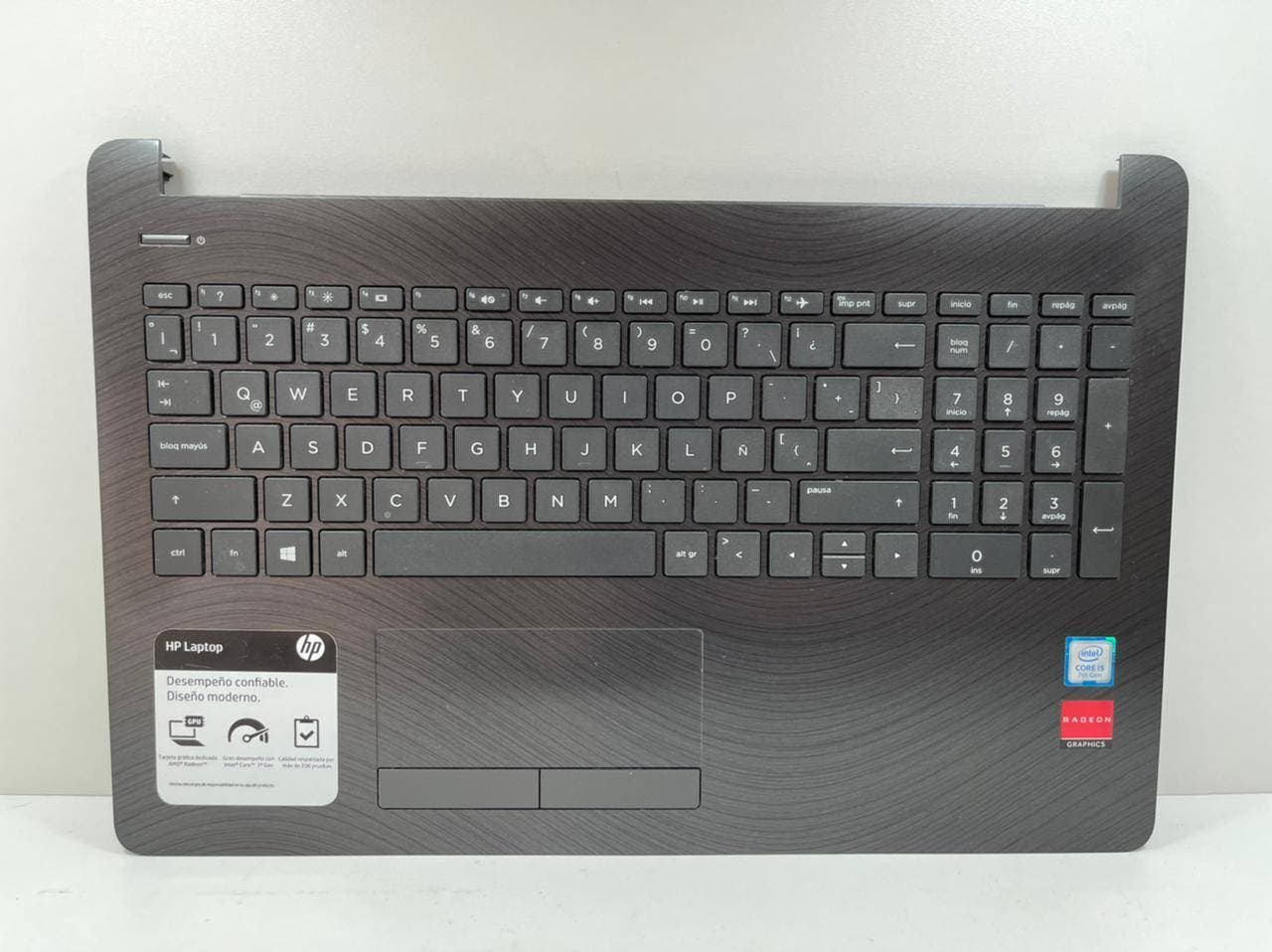 Teclado y carcasa reposamanos HP 15-bs011la — imagen 1