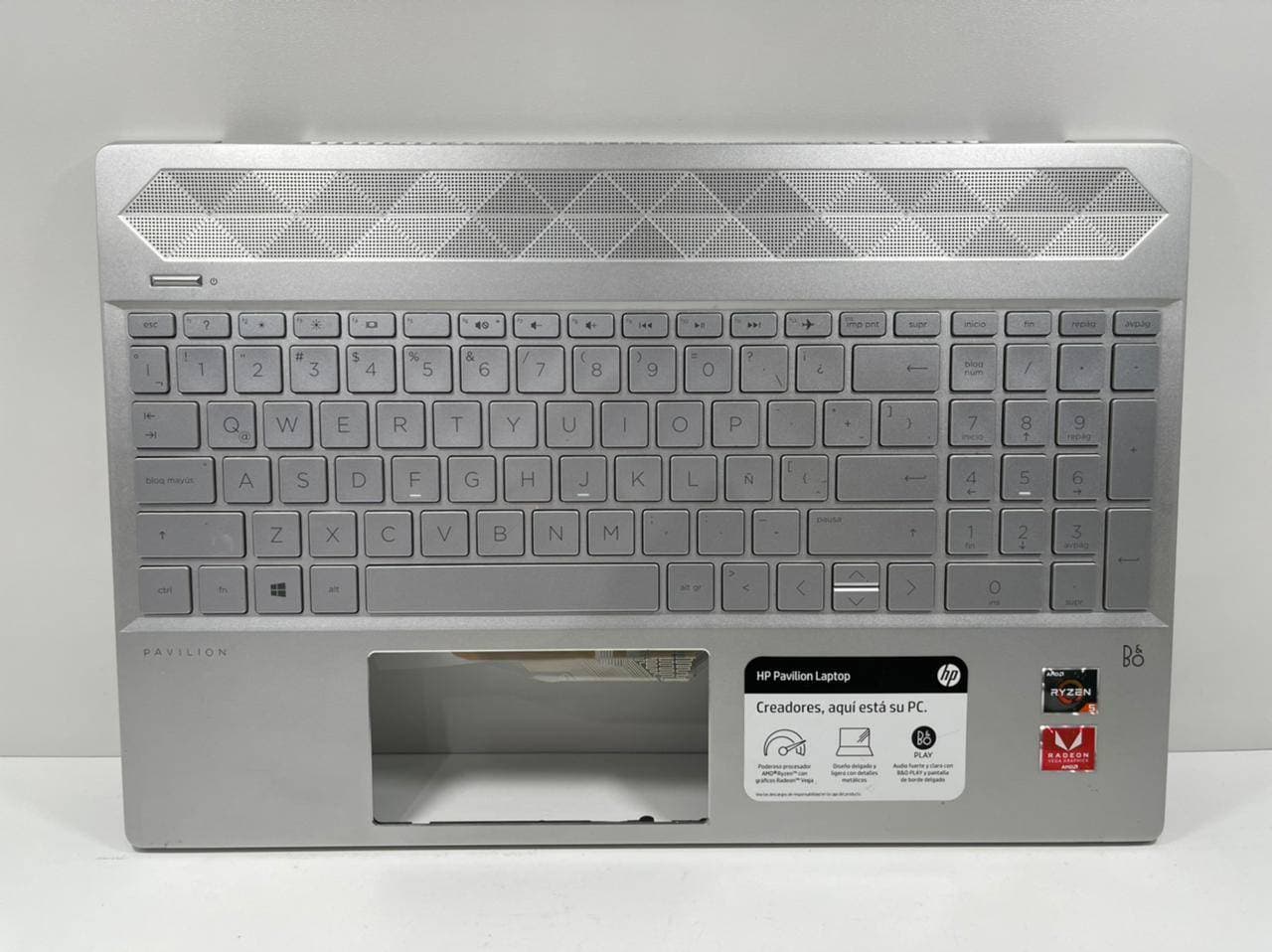 Teclado y carcasa reposamanos L24753-161 para HP Pavilion 15-CS 15CS 15.6" — imagen 1