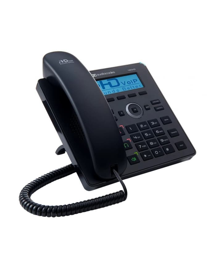 TELÉFONO IP FIJO AUDIOCODES 420HDG POE GIGABIT HD VOICE COMPATIBLE ASTERISK / 3CX / TEAMS — imagen 3