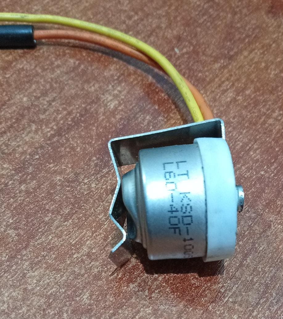 Termostato Bimetálico LT KSD‑1005 L60‑40F – Usado / Sensor de Descongelación — imagen 3