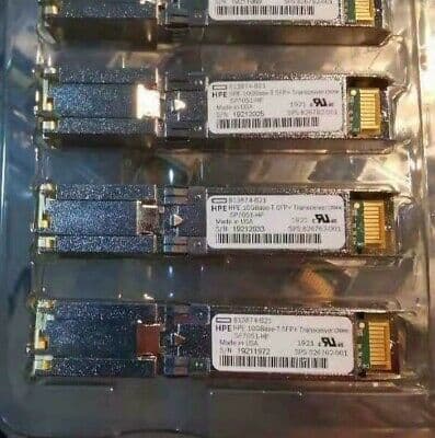 Transceptor 813874-B21 HPE 10 GBase-T SFP+ 826762-001 SP7051-HP 813876-001 — imagen 4