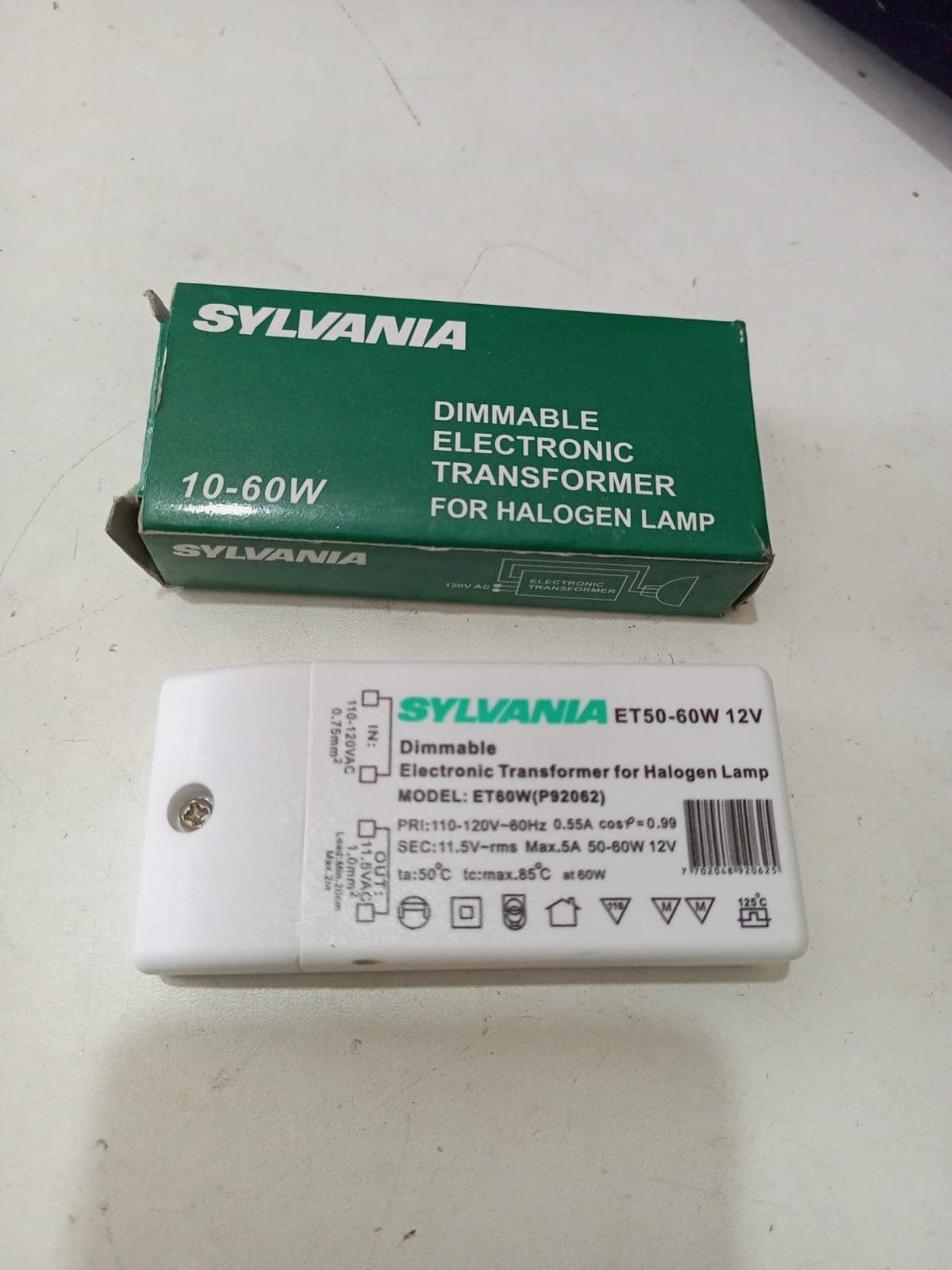 Trasformador Electrónico Regulable para Lámpara Halógena | Sylvania | ET50-60W 12V — imagen 1