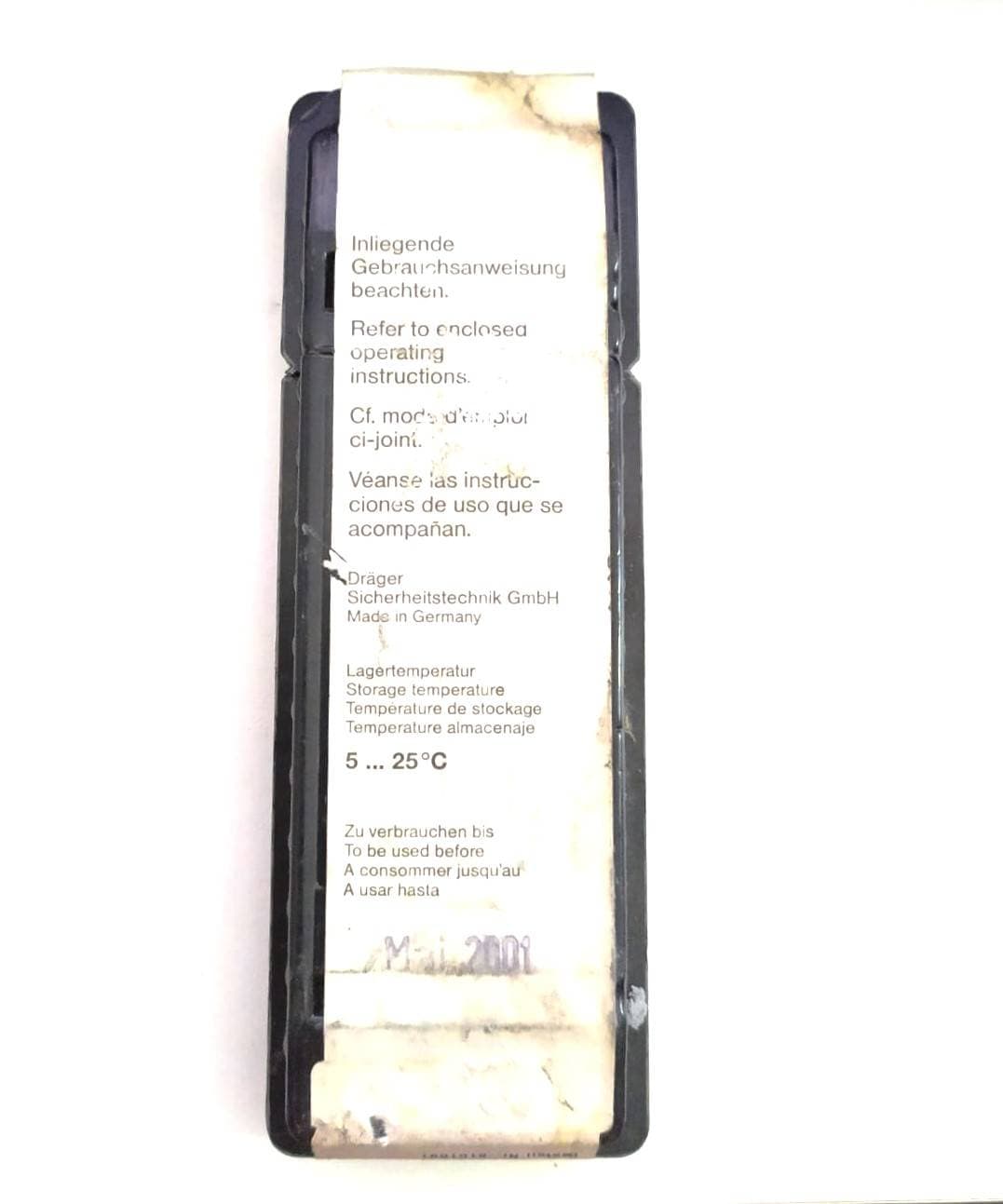 TUBOS PARA MEDICIÓN HIDROCARBUROS DE PETRÓLEO 10/A 800-01691-DRAGER ROHRCHEN 8101691 — imagen 2