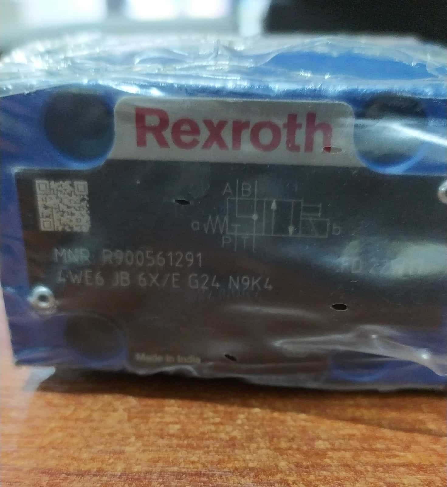Válvula direccional solenoide Rexroth 4WE6 JB 6X/E G24 N9K4 (tamaño 6) para sistemas hidráulicos — imagen 4