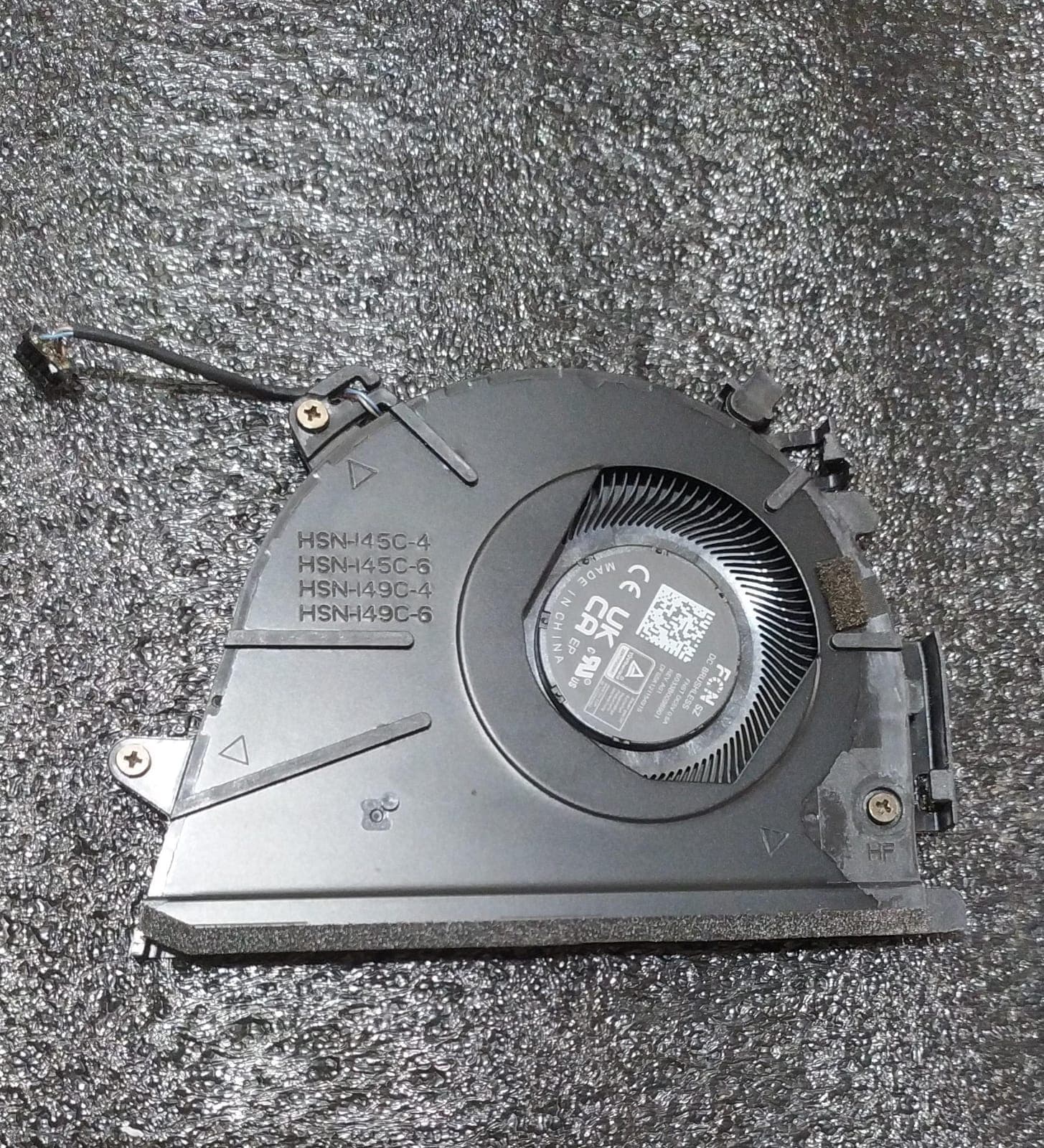 Ventilador de Refrigeración | EG70040S1-C | DFS5K121154915 | HP EliteBook 835 - 840 - 845 - 860 - 1040 - 650 G9 G10, 865 G9 — imagen 2