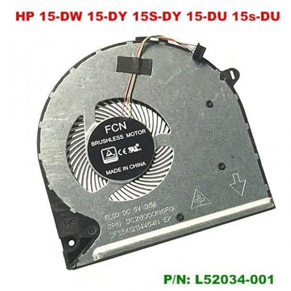 Ventilador de refrigeración | L52034-001 | HP 250 255 G8/250 255 G9 15s-du 15-du 15-du 15-dw | — imagen 1