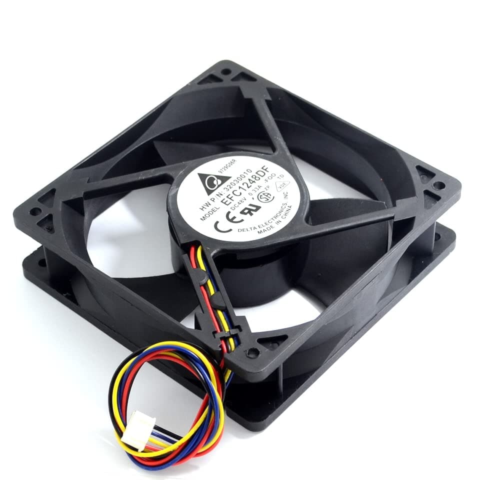 Ventilador Delta EFC1248DF 120 × 120 × 32 mm 48 V 0.33 A 4‑cables – Ideal para sistemas inverter — imagen 2