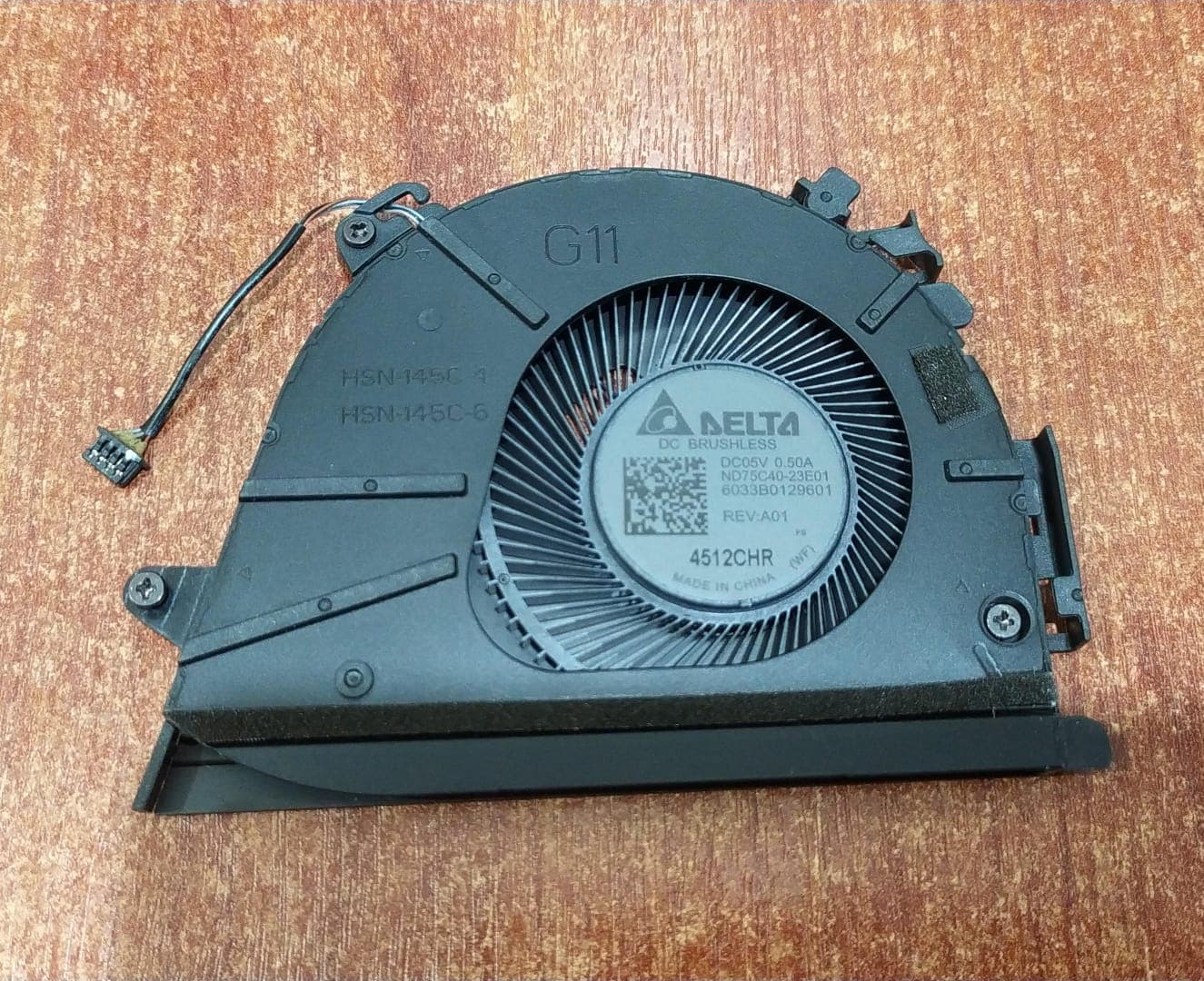 Ventilador Delta ND75C40‑23E01 5V 0.50A – 6033B0129601 – Compatible G11 HSN‑145C‑4 / HSN‑145C‑6 — imagen 1