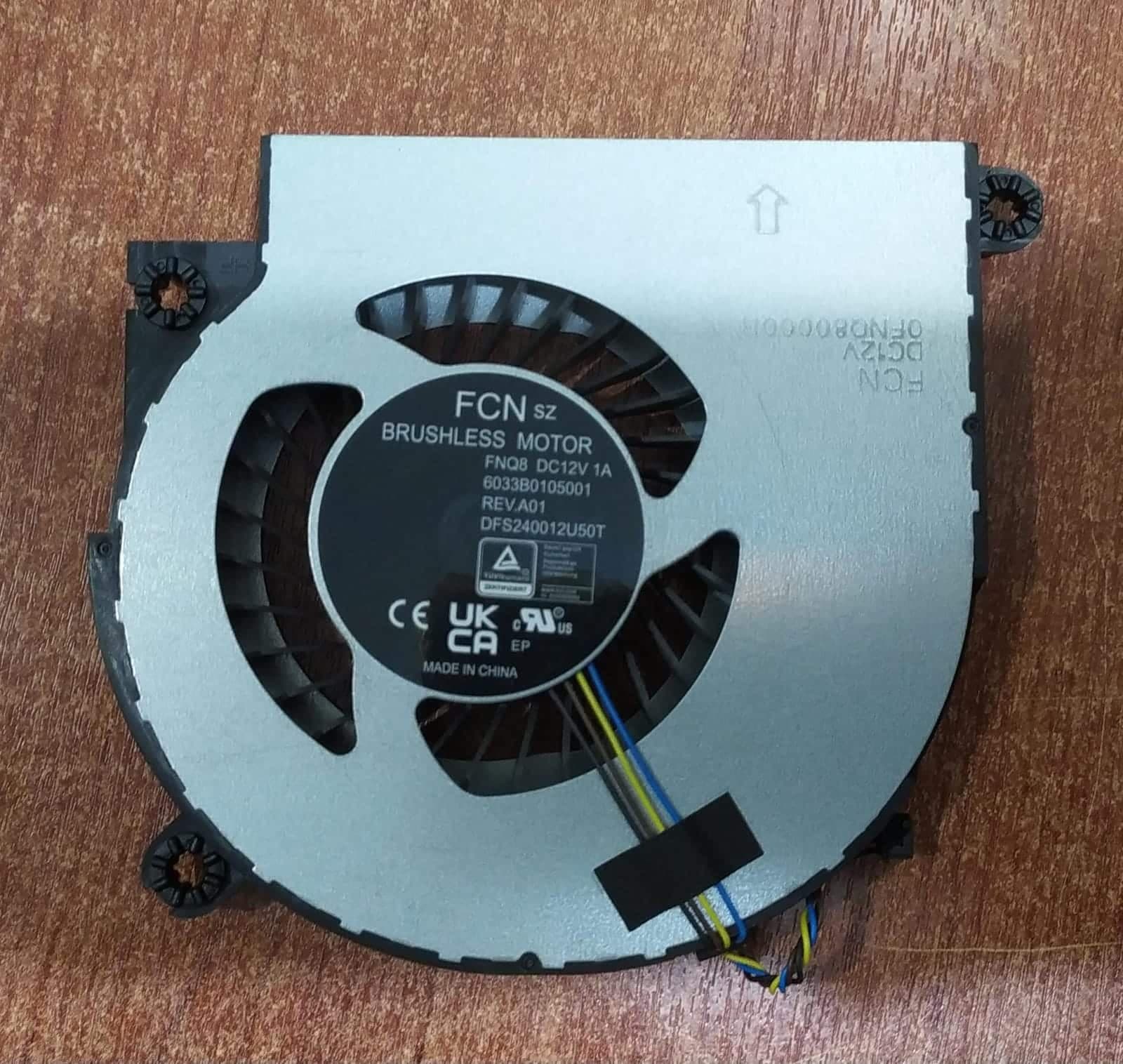 Ventilador Interno HP M82654-001 FNQ8 12V 1A 4 Pines para HP ProOne 440 G9 AIO — imagen 1