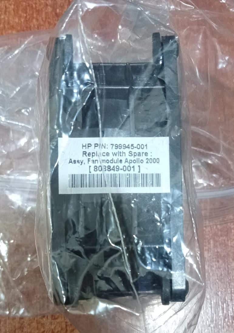 Ventilador Nidec UltraFlo V80E12BS1ND5-08A03 12V P/N 799945-001 para Servidor HP Apollo 2000 — imagen 3