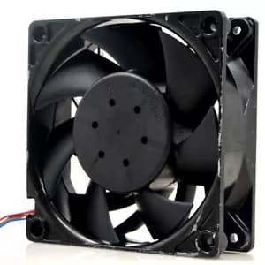 Ventilador Ultraviolento | Delta | THA1248BE | DC48V 2.50A | P/N: 32030129 | Marco de Aluminio 12cm x 12cm x 38 mm | FAN, Disipador — imagen 3