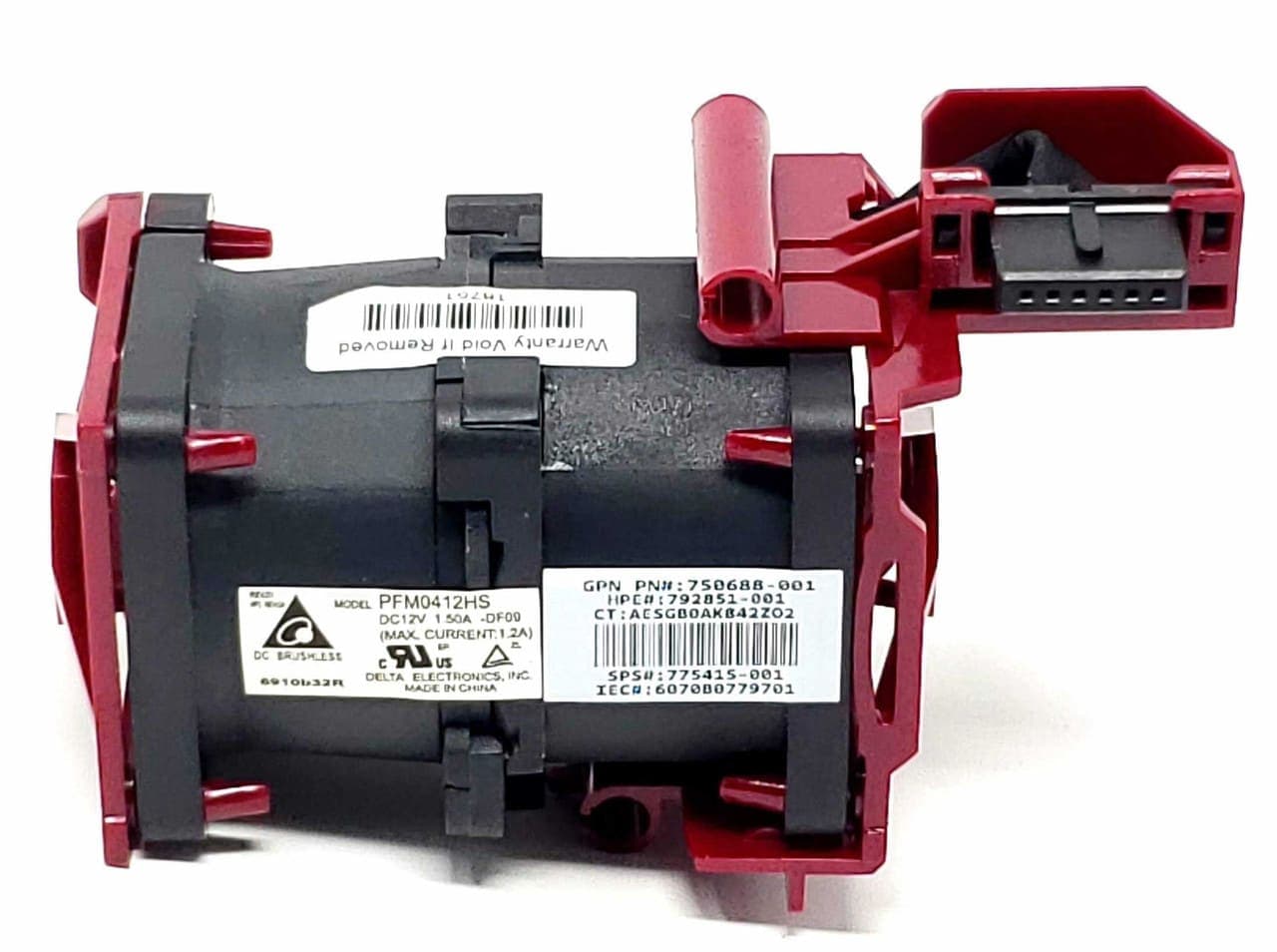 Ventilador | V40W12BS1M5-08A033 | 12V 1.10A | para Servidor HP DL360 GEN9 G9 4056 4cm — imagen 7
