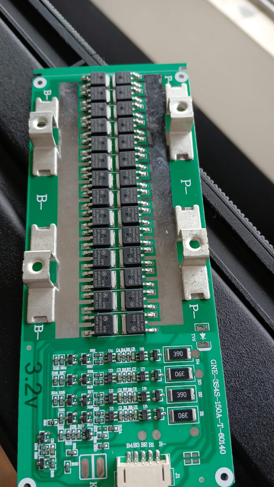 BMS | Placa de protección de batería de litio | 4S LifePo4 | | GNE-3S4S-150A-T-60140 | 12V (3.2V) 150A | placa de protección PCB - Image 7