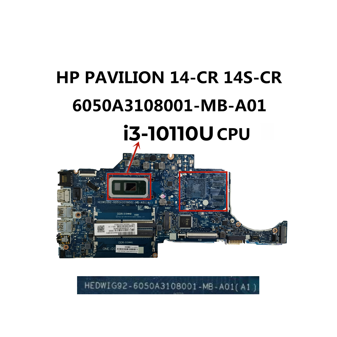 Placa Base HP HEDWIG92 6050A3108001 Intel Core i3‑10 |HP Pavilion 14CR/14S‑CR