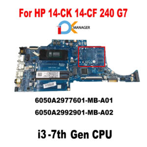 Placa base HP GRANGER 6050A2977601‑MB‑A01| i3‑7020U | HP 14‑ck1000
