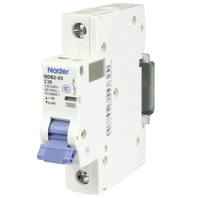 Breaker Interruptores Automáticos | Nader | NDB2-63 | C10 | 230/400V | GB10963.1 | IEC60898-1 | Corte 10000A