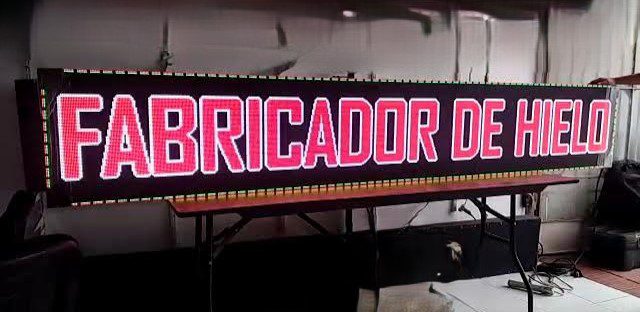 PANTALLA LED Full Color P10 1.98m x 0.48m | uso exterior | Asincrónica - Image 2