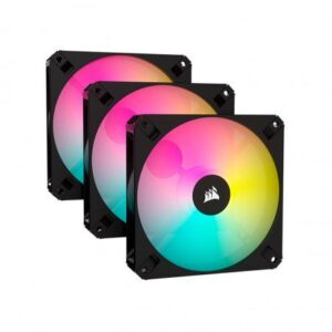 KIT 3 CORSAIR ICUE AR120 RGB 120MM DIGITAL NEGRO | ventilador Sin Caja | Disipador - FAN