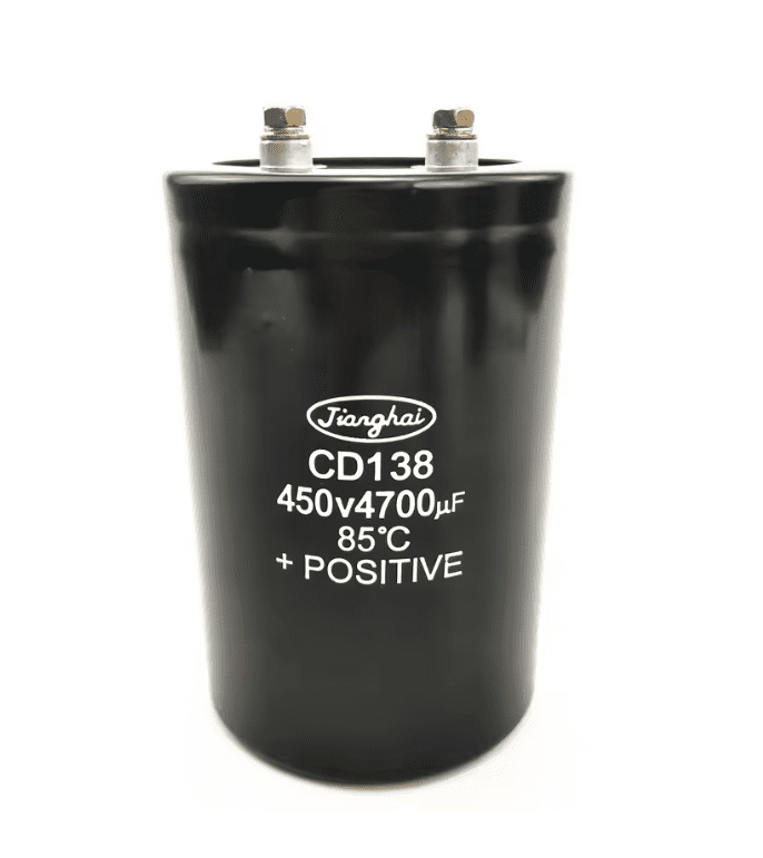 Capacitor / Condensador | JIANGAI | CD138 | 450V 4700uF | 85°C | +POSITIVE - Image 3