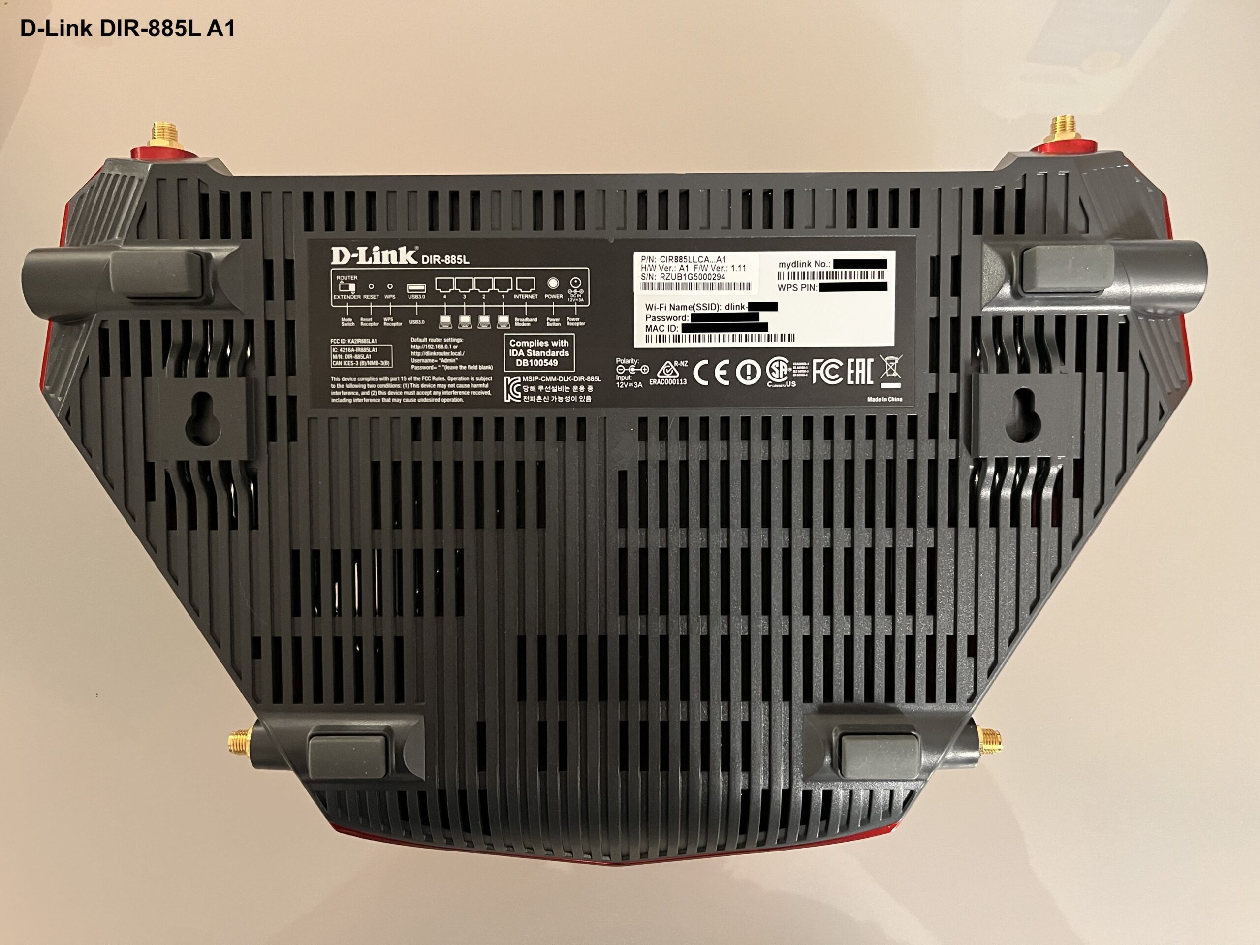 Router | D-LINK | DIR885L | AC3150 | dlink-9A6C | 4 Antenas - Image 2