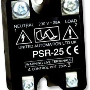 Módulo Control de Potencia AC PSR-25 25A 230V Regulador de Fase para Cargas Resistivas e Inductivas
