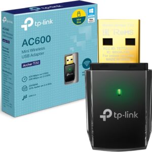 Adaptador USB Wi-Fi TP-Link Archer T2U AC600 Dual Band 433Mbps 5GHz / 200Mbps 2.4GHz
