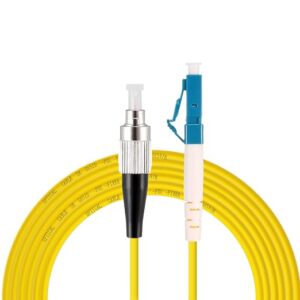 Cable de Fibra Óptica | FC/UPC - LC/UPC | Fibra Monomodo Simplex | 1m