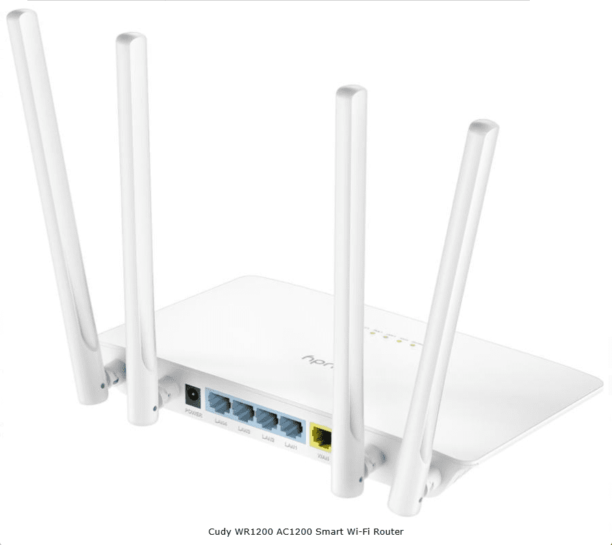 ROUTER Wi-Fi | CUDY | WR1200 | AC1200 Gigabit Dual Band | 12V 1A - Image 3