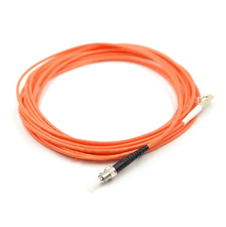 Cable Fibra Óptica Multimodo MM Simplex | ST/UPC-LC/PC | 3m | 62.5/125um | Fibra OM1 (Naranja) - Image 3