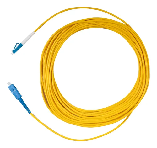 Cable de Fibra Óptica | SC/PC - LC/PC | Fibra Monomodo | 10m