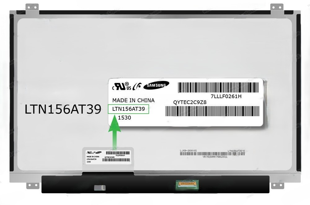 Pantalla LCD Mate HD | LTN156AT39-301 | 15.6" | conector de 30 pines. - Image 2