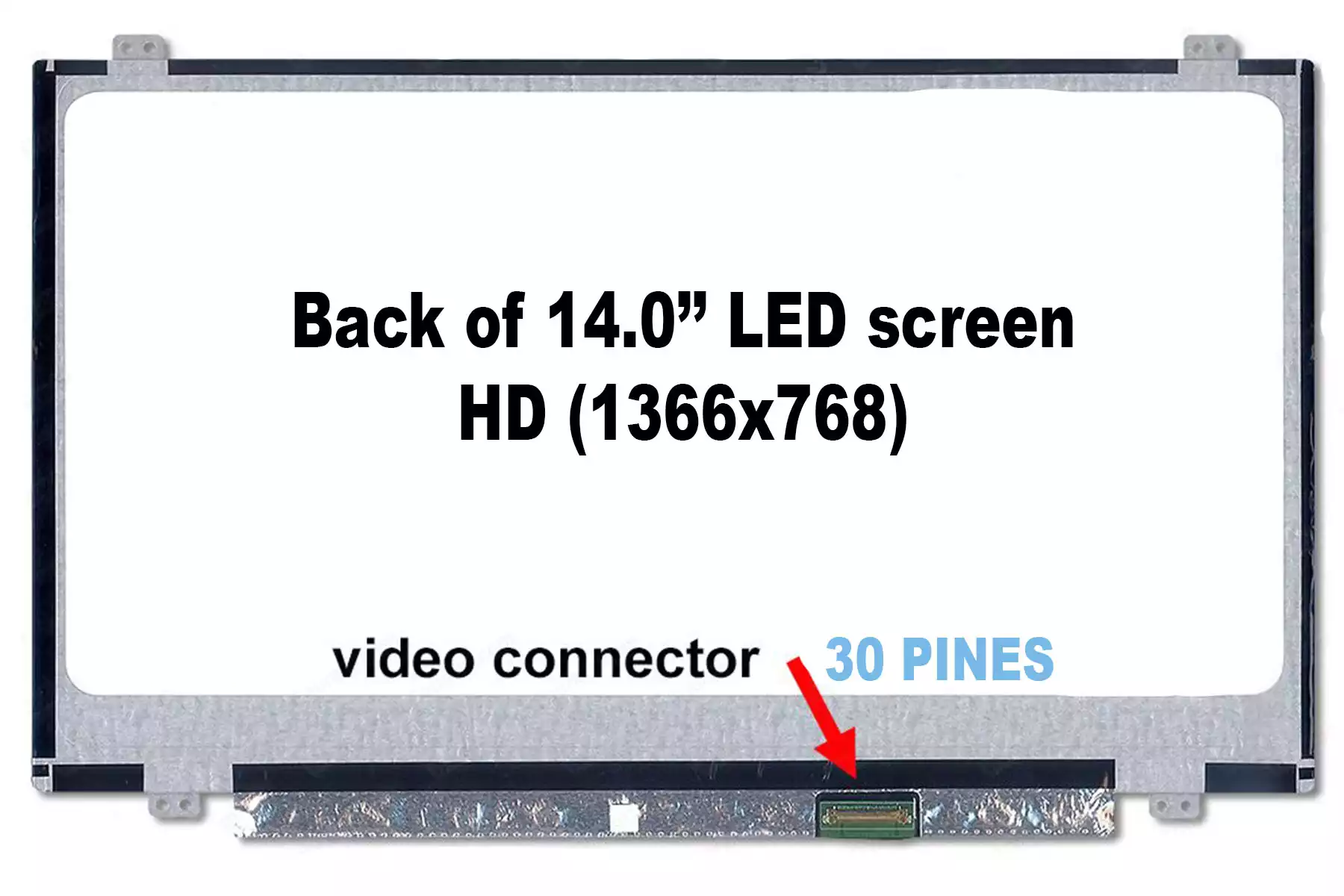 PANTALLA 14.0 | NT140WHM-N41 | 840698-001 | LED SLIM 30 PINES HD(1366x768) | HP Pavilion y ProBook