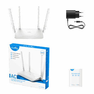 ROUTER Wi-Fi | CUDY | WR1300 | AC1200 Gigabit Dual Band | 12V 1A