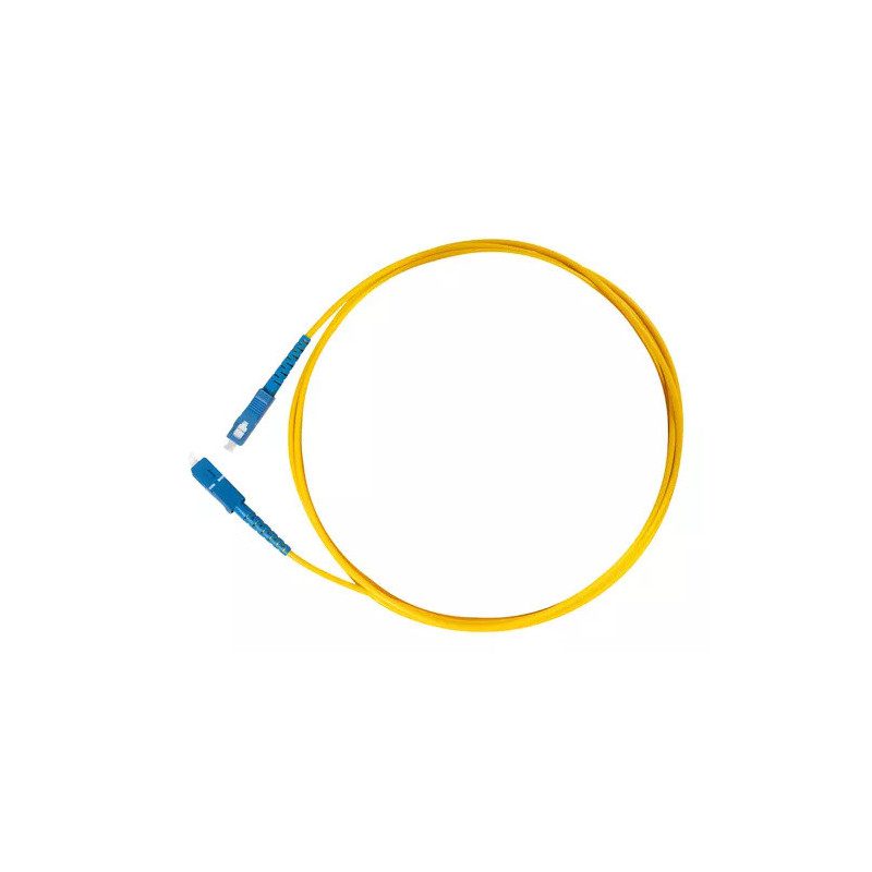Cable de Fibra Óptica | SC/PC - SC/PC | Fibra Monomodo | 2m