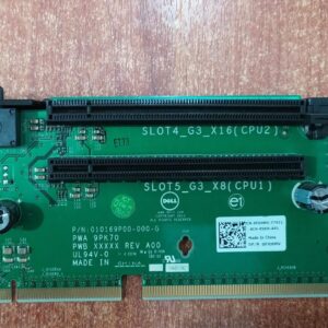 Tarjeta vertical 2 Expansora Dell PowerEdge R720/R720xd – Slot4 x16 & Slot5 x8 (010169P00‑000‑G)