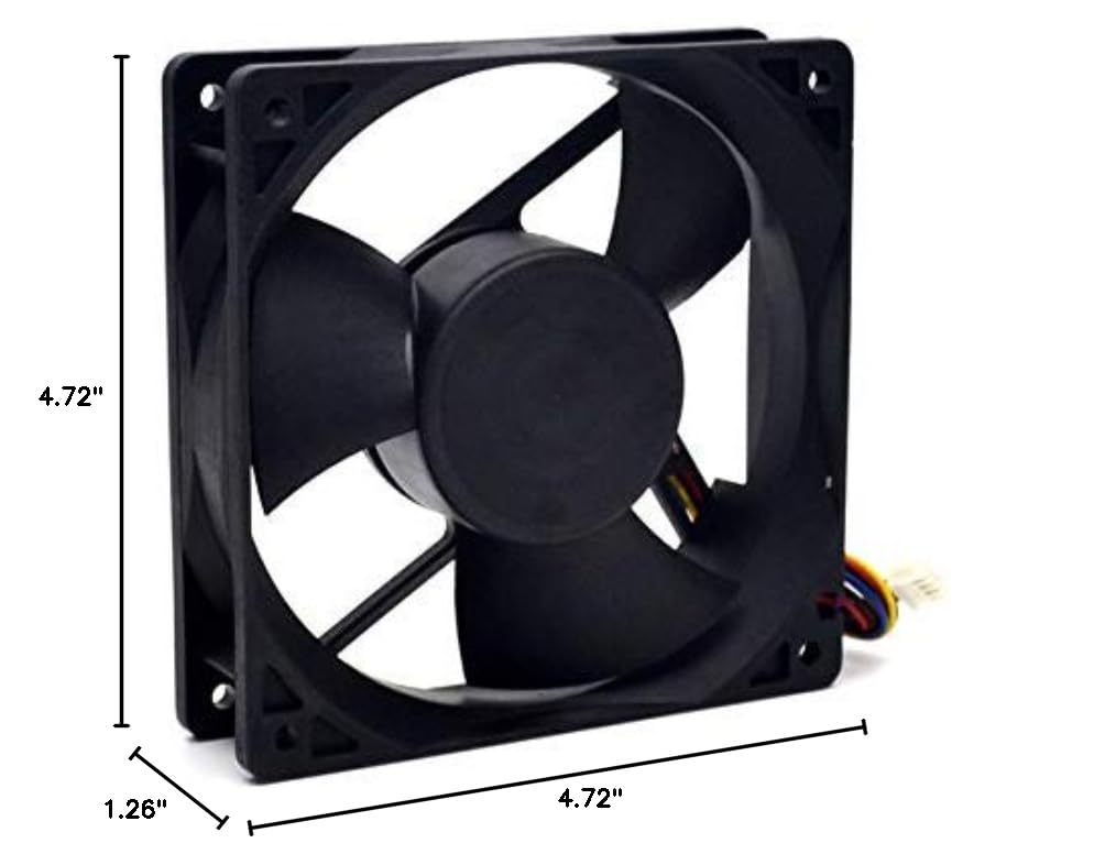 Ventilador Delta EFC1248DF 120 × 120 × 32 mm 48 V 0.33 A 4‑cables – Ideal para sistemas inverter - Image 4