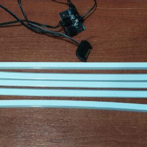 Kit 5 Tiras LED ARGB 45 cm + Controladora Genérica 5V – Iluminación para PC Gamer