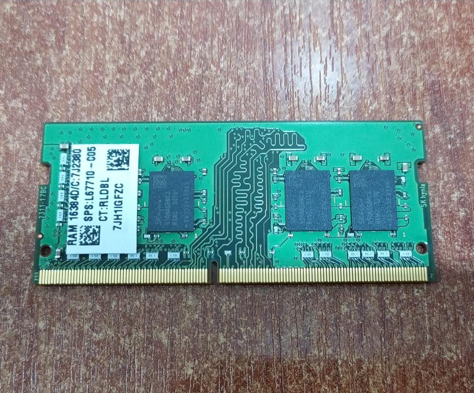 MEMORIA RAM SK HYNIX 16GB DDR4 3200 SODIMM 1Rx8 LAPTOP HMAA2GS6CJR8N-XN - Image 2