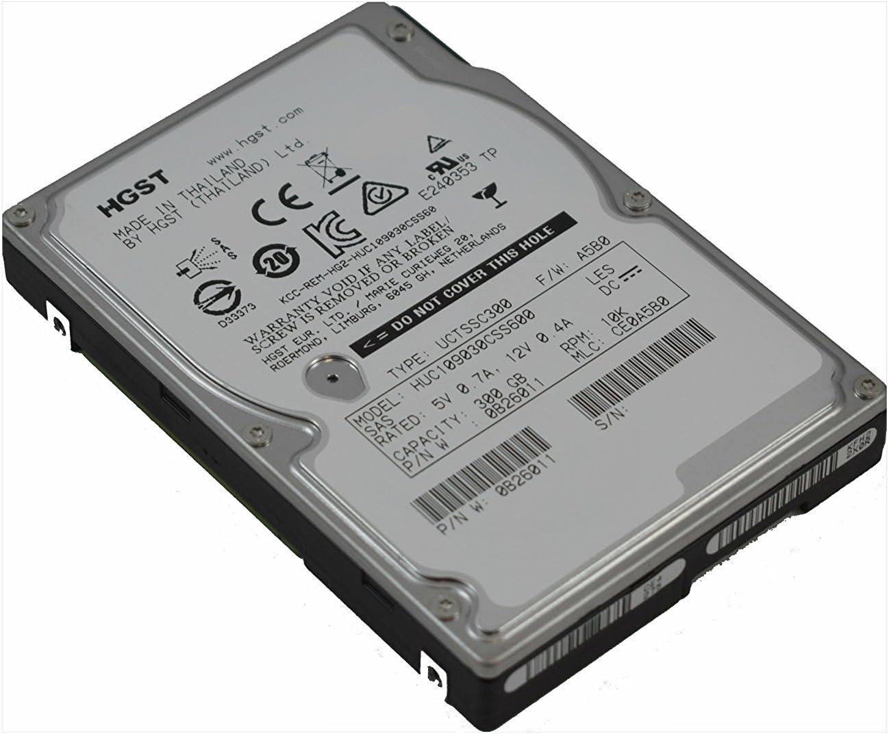 Disco Duro Enterprise HGST HUC109030CSS600 300 GB SAS 10 K RPM – Ideal servidores 2,5″ - NUEVO - Image 3