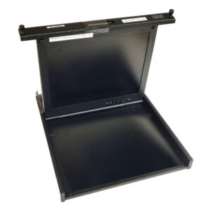 Consola KVM IBM 1723‑HC1 1U 17″ (seminueva) – pantalla + cables + rieles