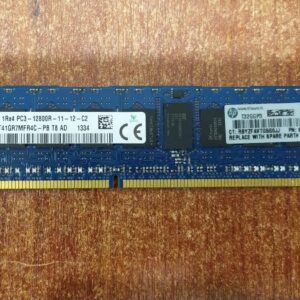 Memoria RAM SK hynix 8 GB (HMT41GR7MFR4C‑PB T8 AD) 1Rx4 PC3‑12800R ECC registrada, certificada por HP T32GGP3